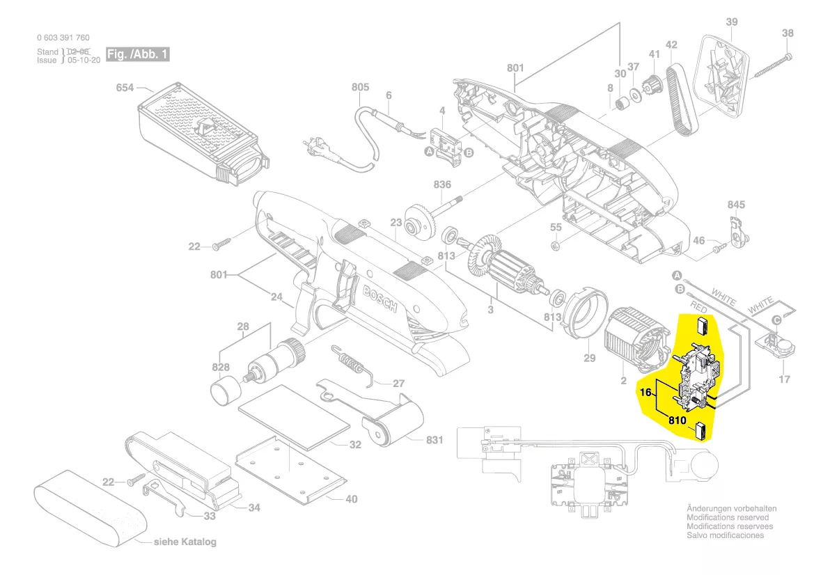 Couronne porte balais réf. 2 610 391 289 Bosch